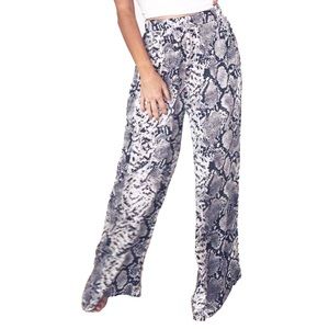 Sonja Morgan Cecily Wide Leg Pant Animal Print M